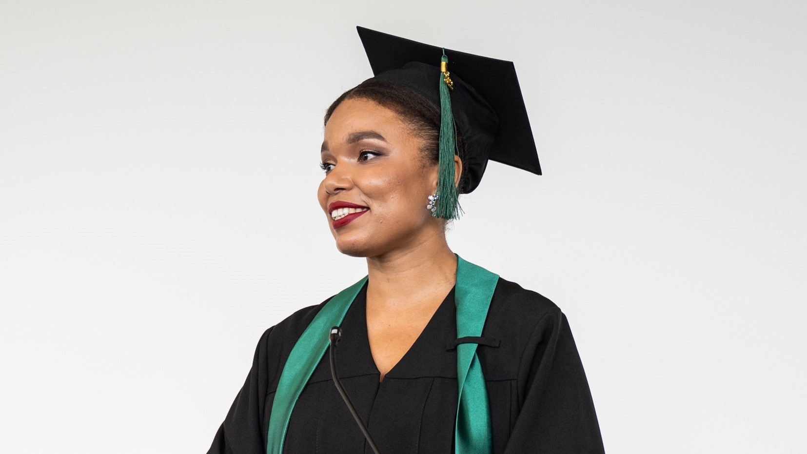 Woman at graduation
